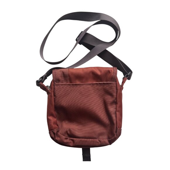 REI Adjustable Crossbody Bag Rust Red 8"x6.5" Lightweight Durable Nylon - Picture 2 of 12